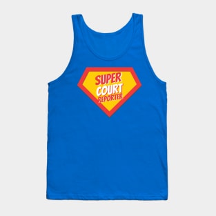 Court Reporter Gifts | Super Court Reporter Tank Top